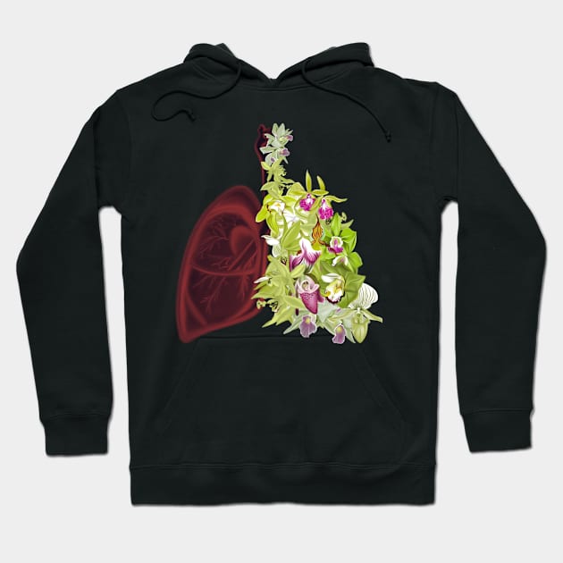 Breath of life Hoodie by Parks Place Art